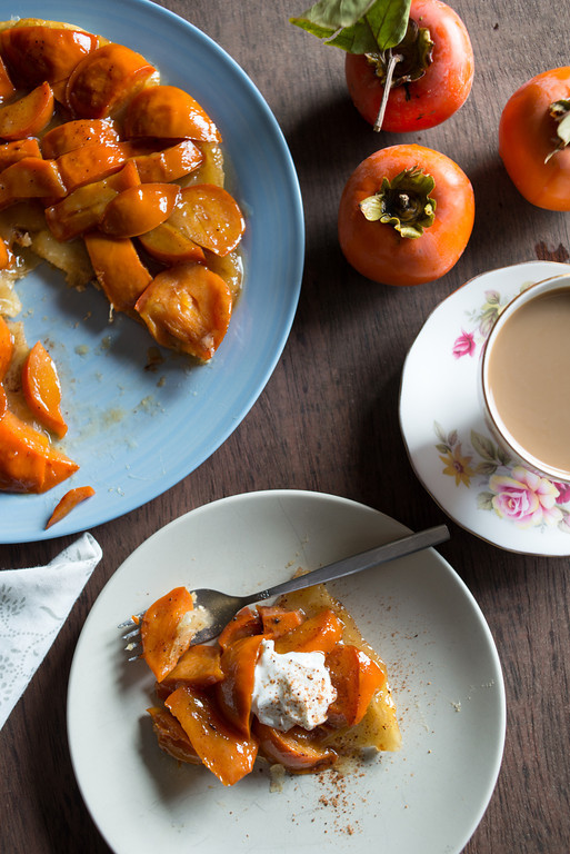 Persimmon Tarte Tatin