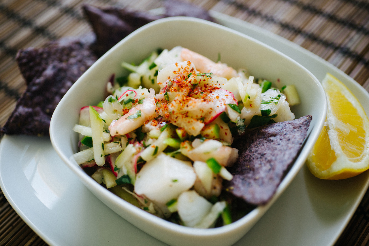 Apple-Jicama Ceviche