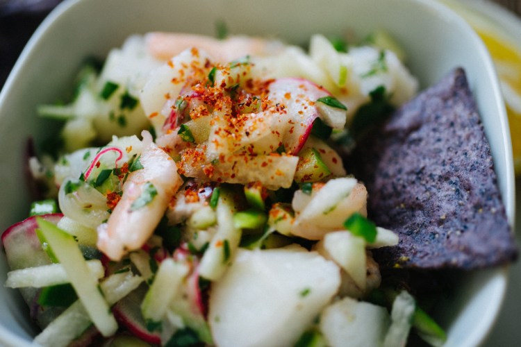Apple-Jicama Ceviche