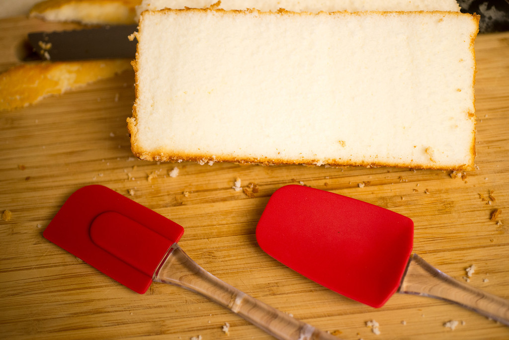 Sliced Angel Food Cake