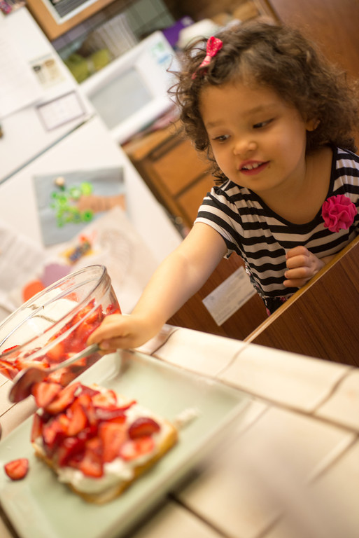 Making Strawberry Shortcake