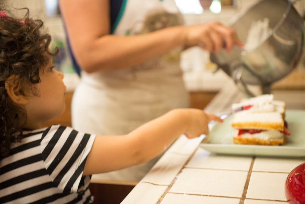 Making Strawberry Shortcake