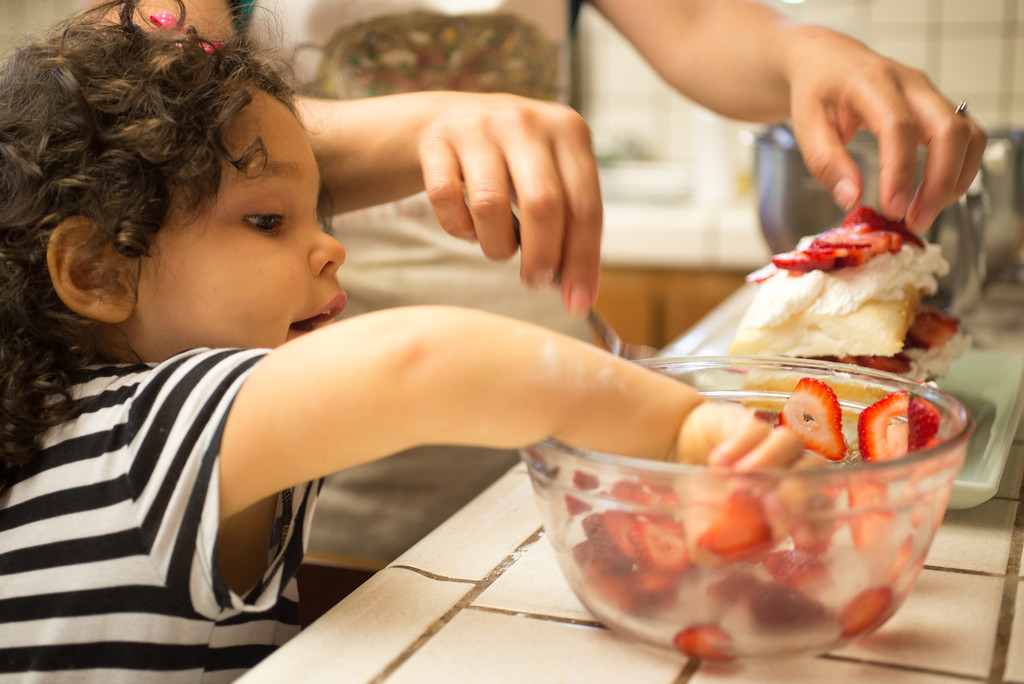 Making Strawberry Shortcake