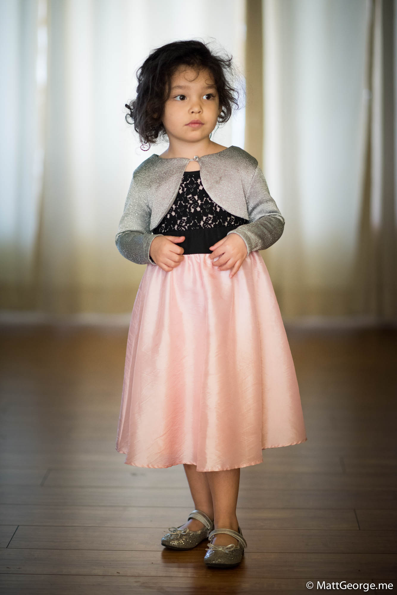 Bella in her beautiful formal dress