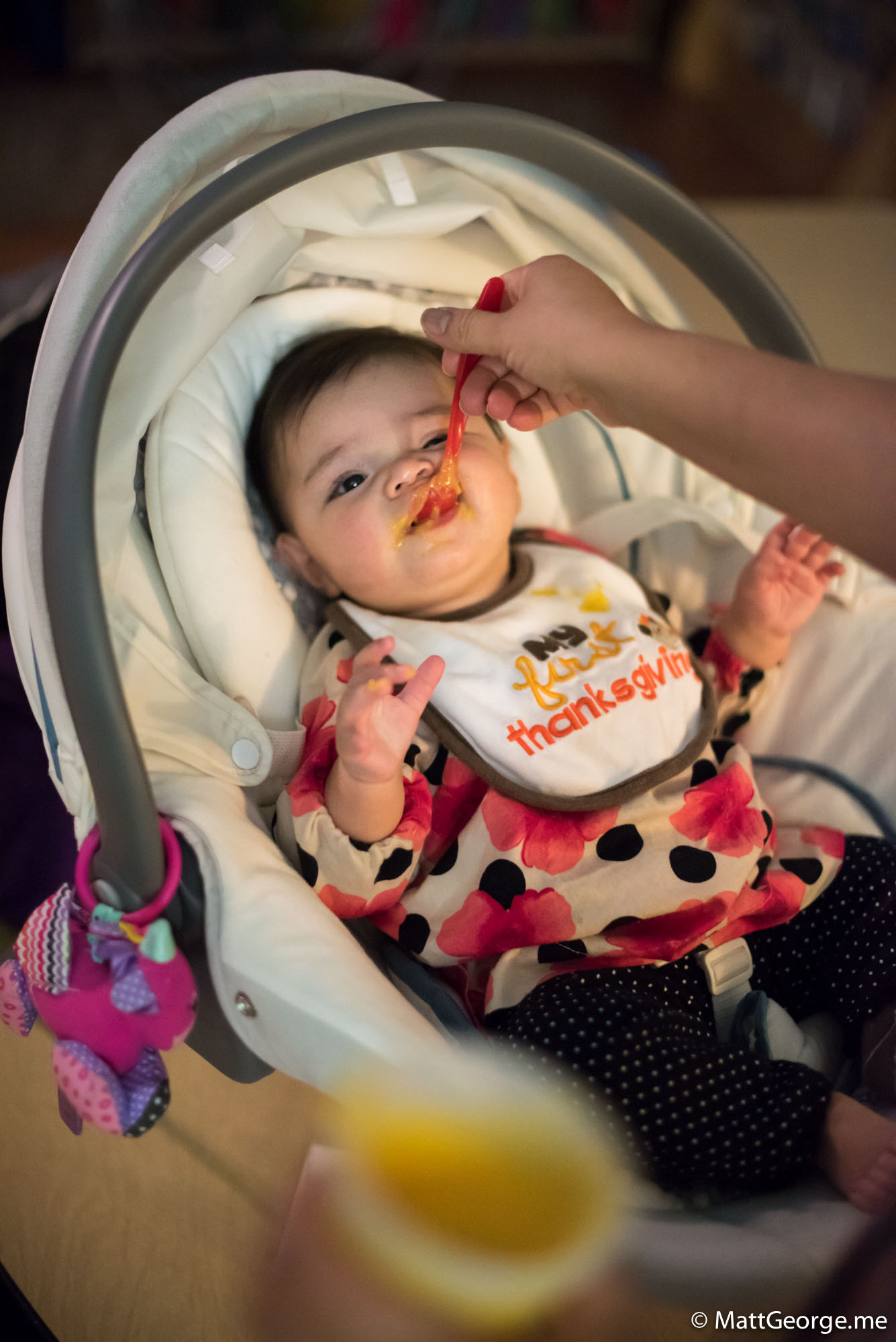 Baby Gianna Enjoying Her Fod