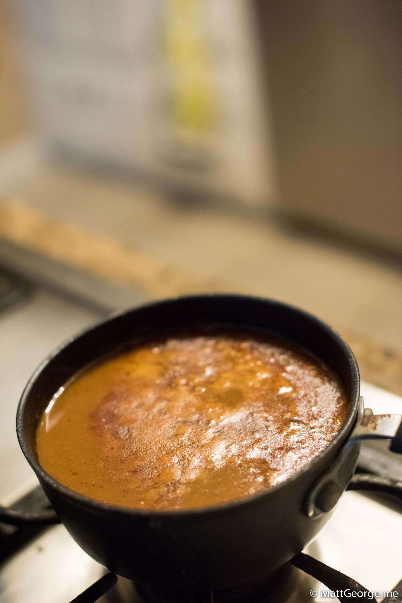 Gravy Cooking on the Stove
