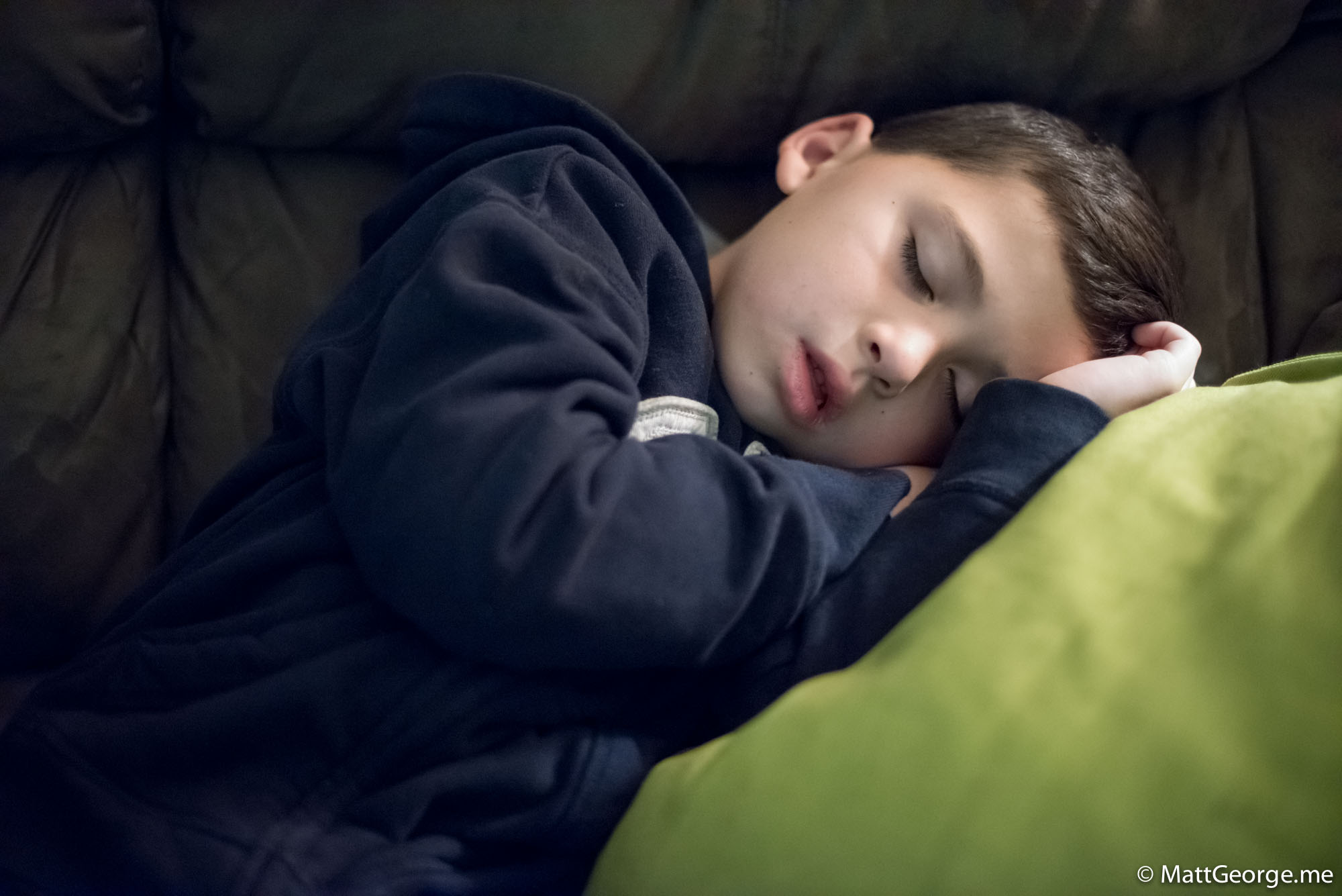 Danny Asleep on the Sofa