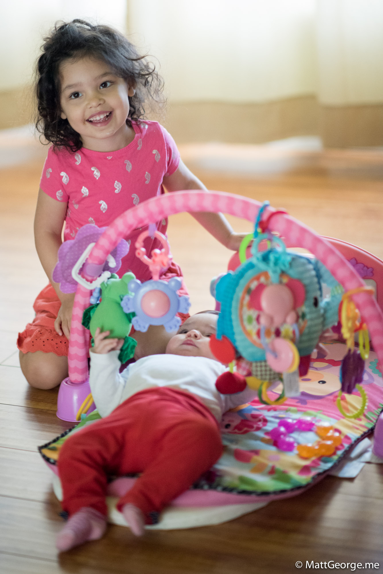 Sisters Playing Together