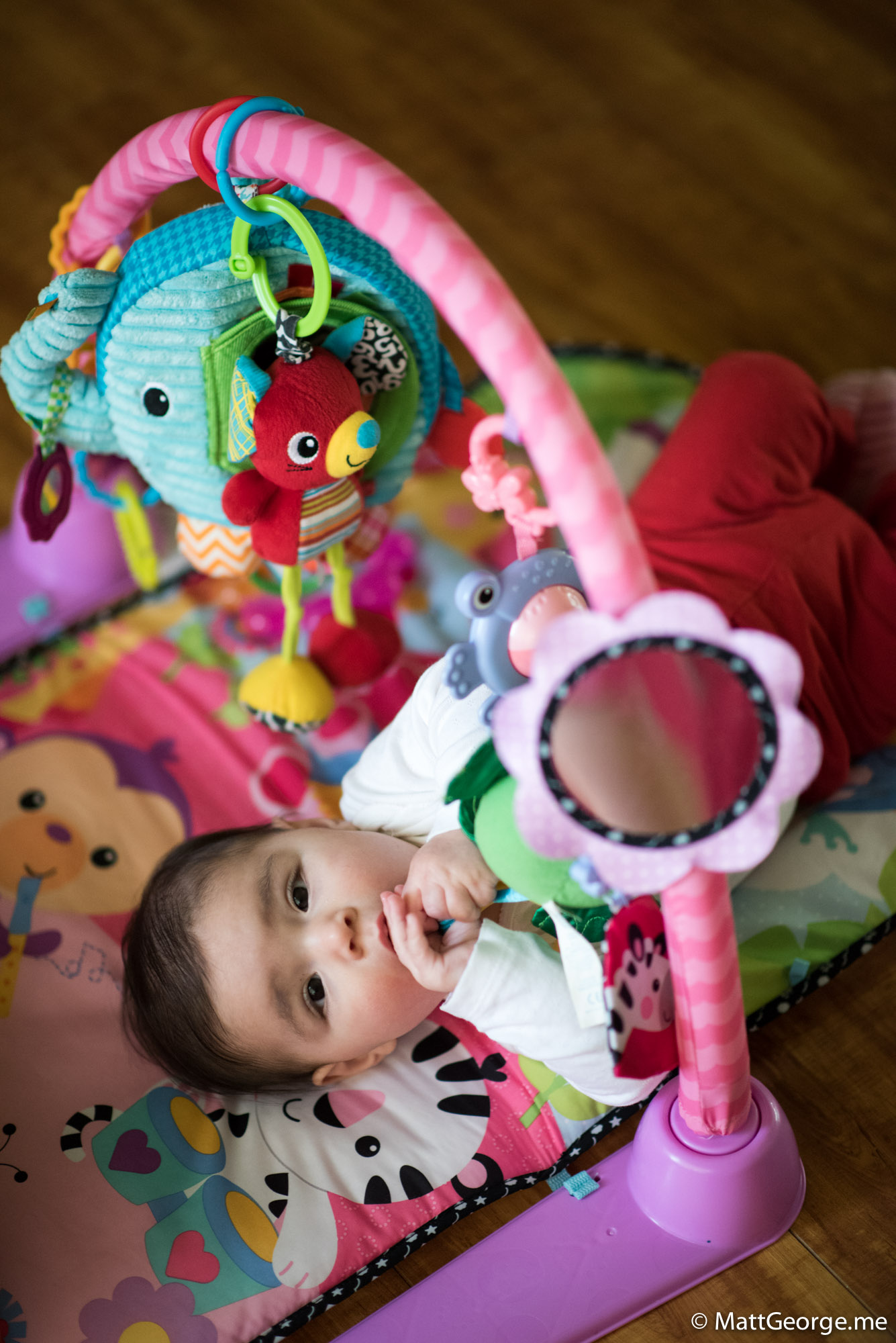 Baby Gianna Playing at Her Gym