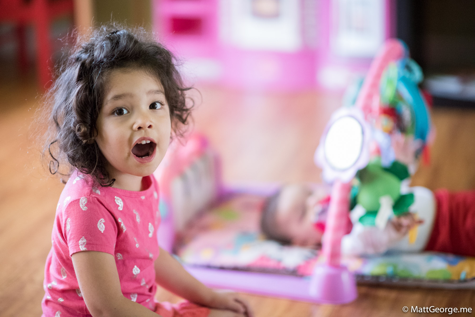Bella with her Surprised Expression