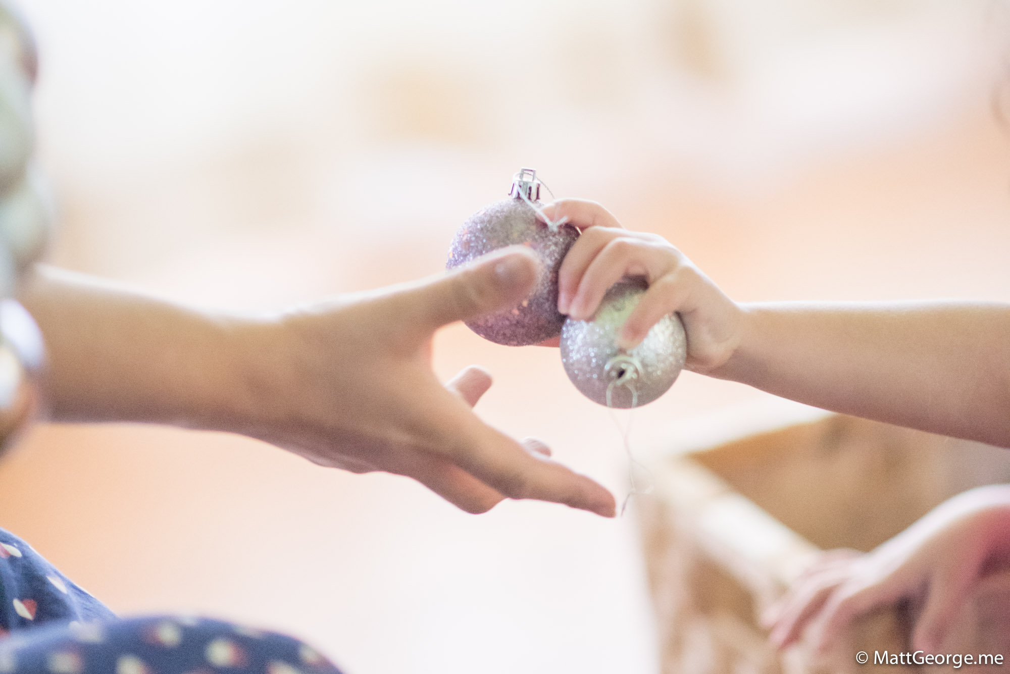 Bella Giving Mom 2 Christmas Ornaments