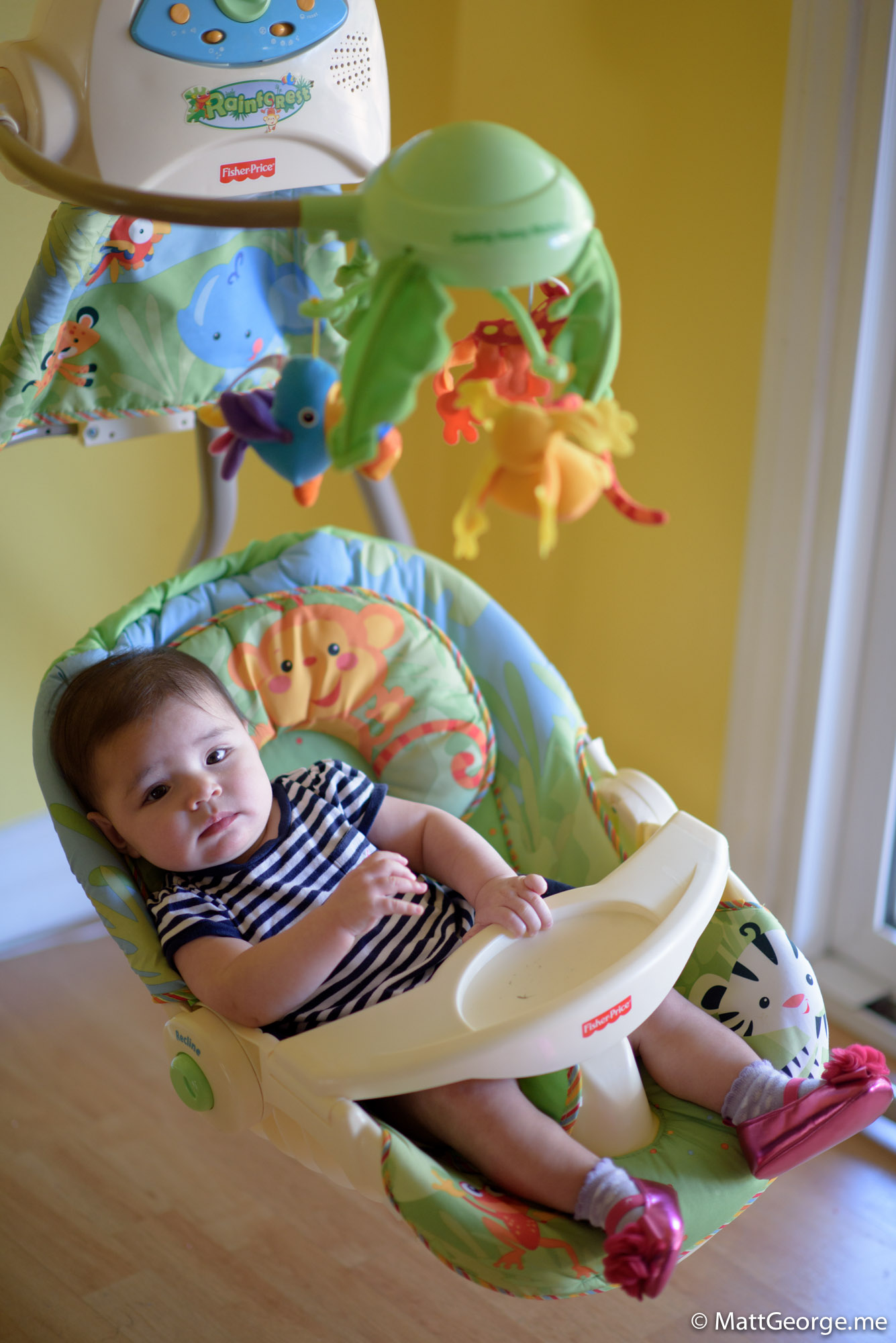 Baby Gianna in Swing