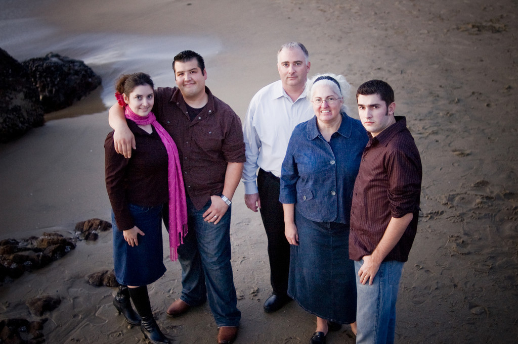 Family at Beach Portrait