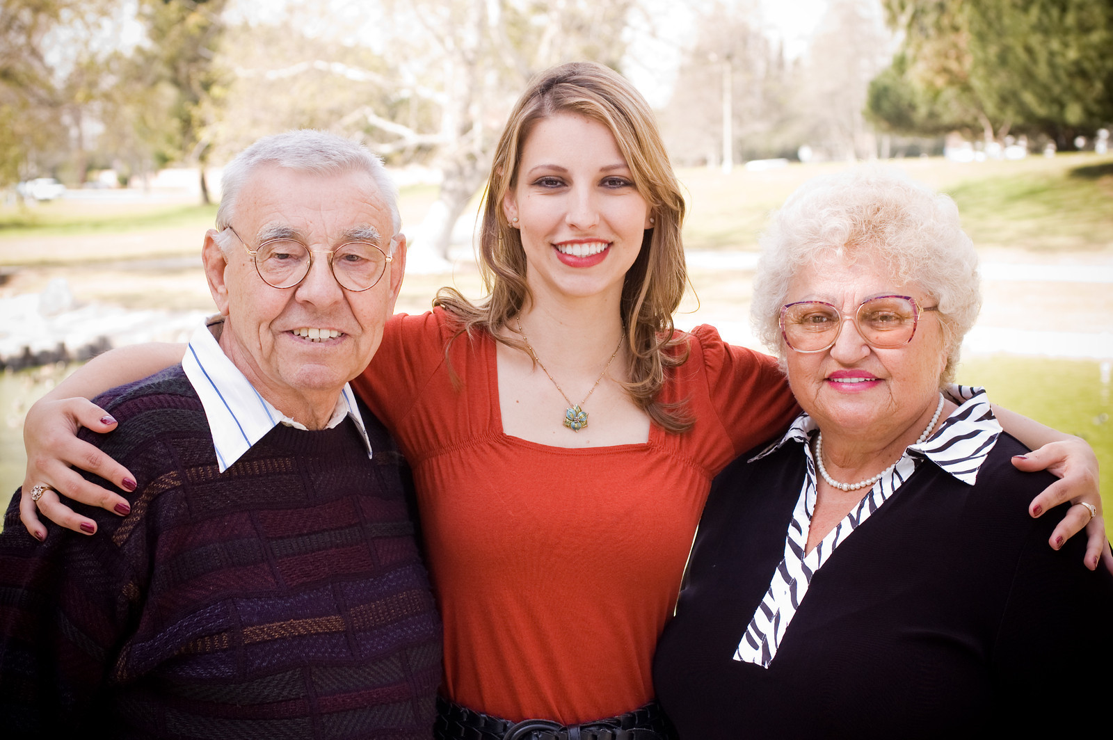 Daughter and Parents Portrait
