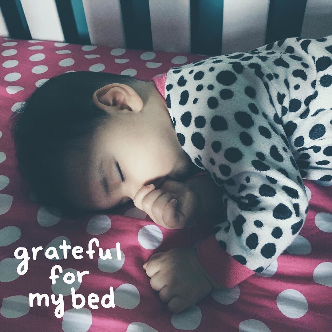 Grateful for my bed
