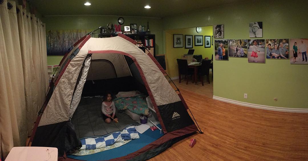 Camping Out in the Living Room